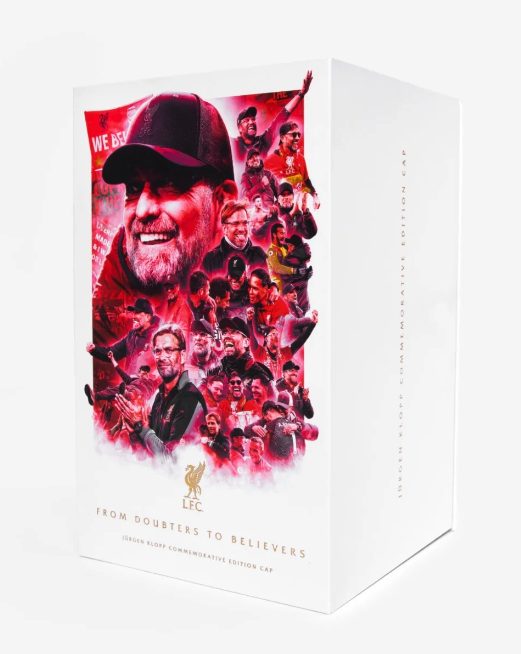 หมวกลิเวอร์พูลเจอร์เก้น คลอปป์ Jürgen Klopp รุ่นลิมิเต็ดอีดิชั่น บรรจุกล่องของขวัญของแท้