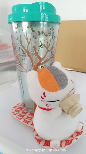 Ichiban Kuji Natsume Yuujinchou Tribute Gallery - Nyanko-sensei Coaster (ตุ๊กตาพร้อมที่รองแก้ว)