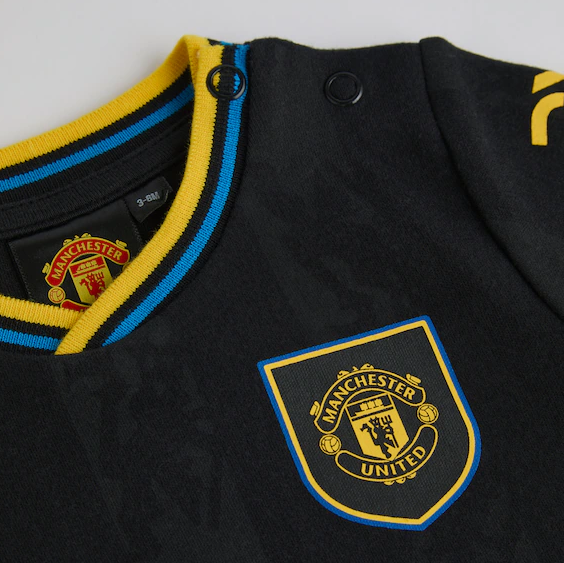 เสื้อเด็กแมนเชสเตอร์ ยูไนเต็ดสำหรับเด็กทารก 2025/26 Baby Third Sleepsuit ของแท้