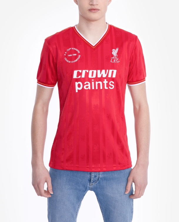 เสื้อลิเวอร์พูลย้อนยุค Retro 1986 Home ของแท้
