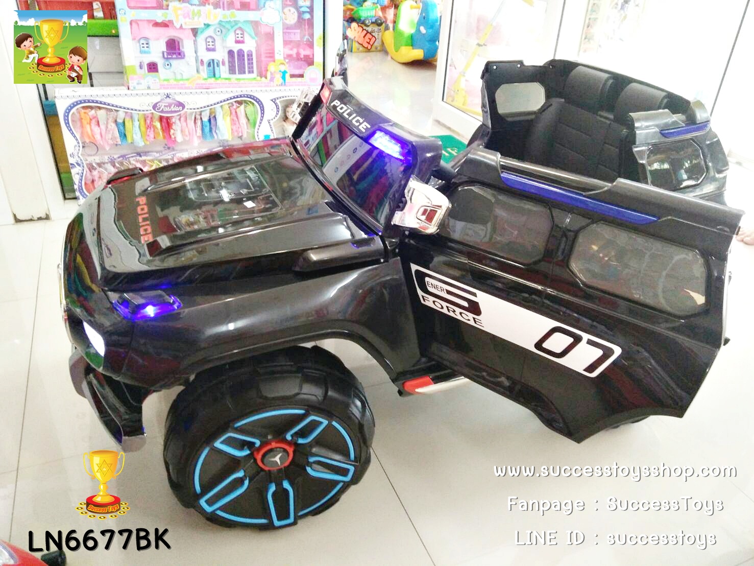 LN6677 รถจิ๊ฟแบตเตอรี่เด็กนั่งไฟฟ้า ยี่ห้อ BMW ซีรีย์5 มี 3 สี แดง ขาว เหลือง