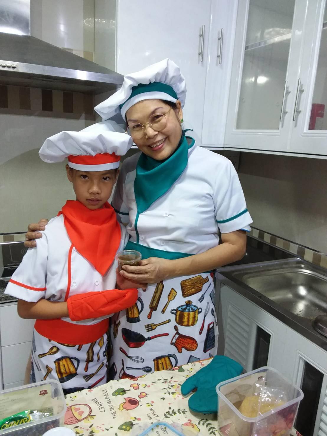 ชุดอาชีพในฝันเด็ก ชุดเชฟ ชุดแม่ครัว พ่อครัว