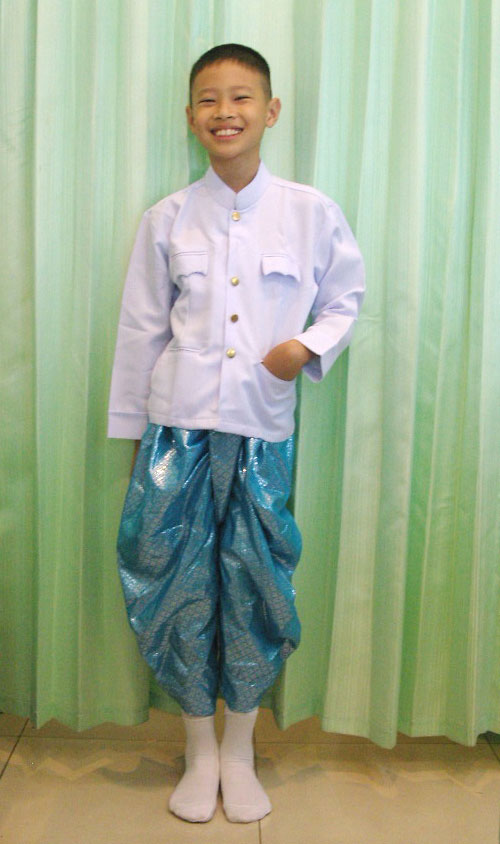 ชุดไทย ราชประแตน เด็กชาย มีหลายขนาด