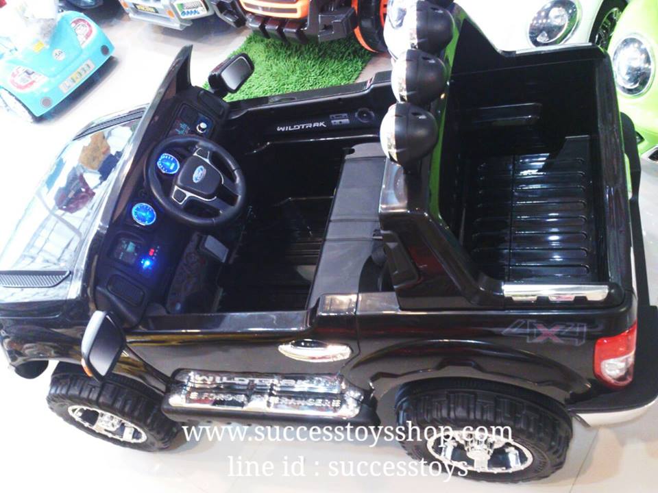 DK3646OR รถแบตเตอรี่ รถกระบะฟอร์ด FORD RANGER 2มอเตอร์ แบต 12V มีโช๊ค มี5สี แดง ขาว ดำ ส้ม ชมพู