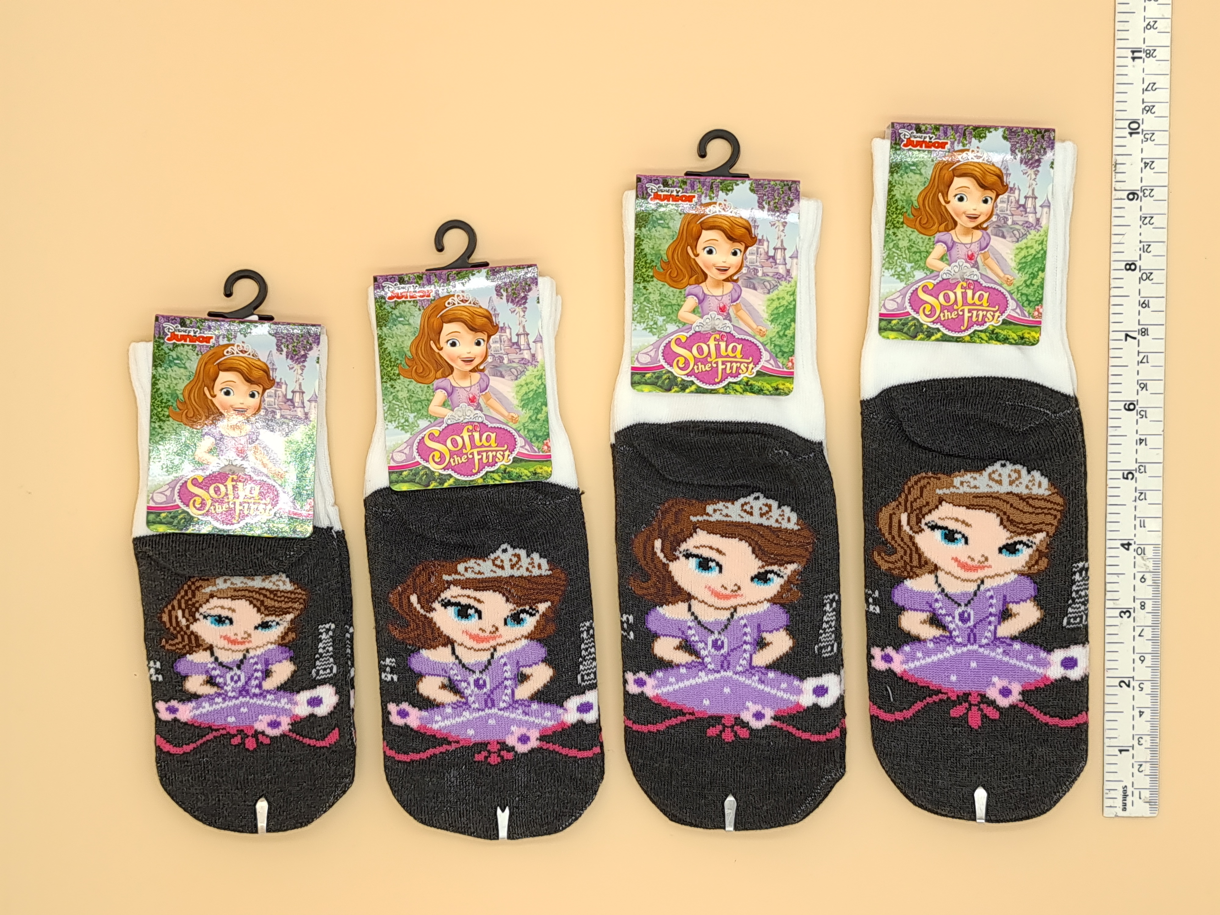 [พร้อมส่ง!!!]ถุงเท้านักเรียน Gisney Junior ลาย Sofia the firsr ถุงเท้านักเรียน ถุงเท้าโซเฟีย ถุงเท้าการ์ตูน