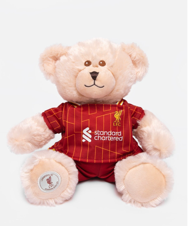 ตุ๊กตาหมีลิเวอร์พูลใส่ชุดเหย้าฤดูกาล 24/25 Home Kit Bear ของแท้