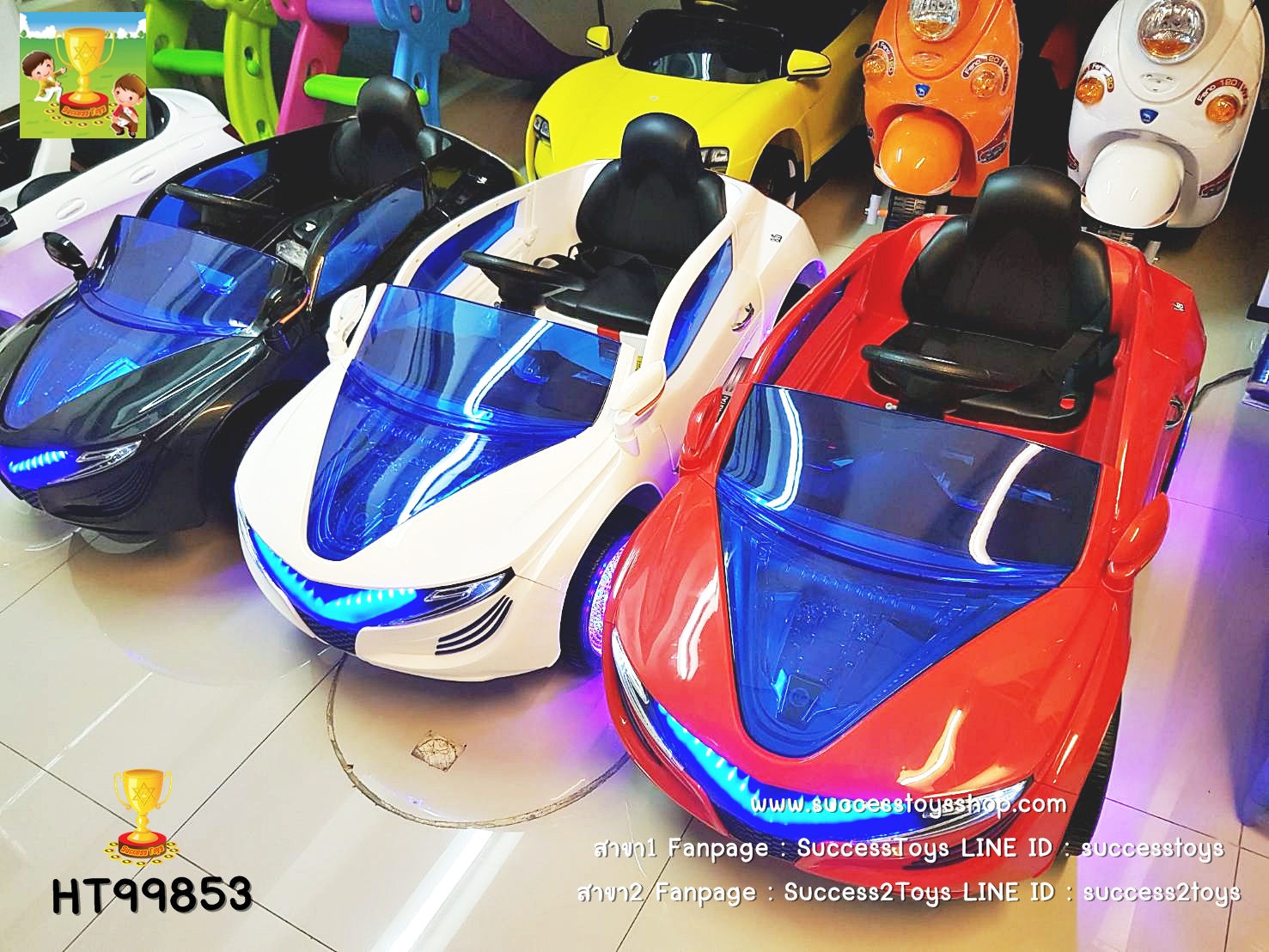 HT99853 รถแบตเตอรี่เด็กนั่งไฟฟ้า ยี่ห้อ BMW V8 มี3สี แดง ขาว ดำ