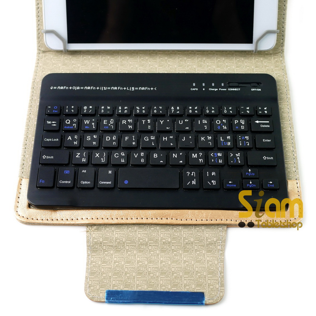 เคสคีย์บอร์ด เคส แท็บเล็ต iPad Lenovo Samsung ขนาด 7- 8 นิ้ว [แป้นไทยอังกฤษ]