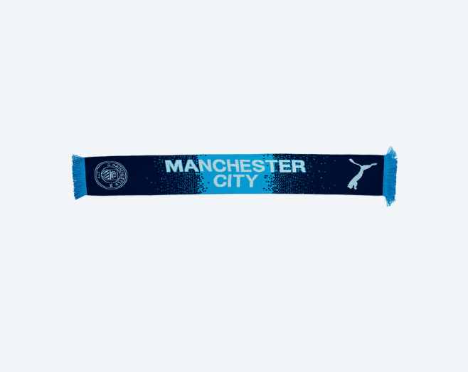 ผ้าพันคอแมนเชสเตอร์ ซิตี้ Manchester City Fade Crest ของแท้
