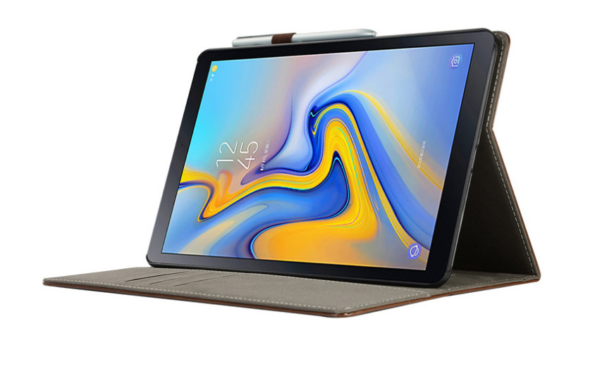 เคส Samsung Galaxy Tab A 10.5 T590 T595 รุ่น Multi Function มาพร้อมสายรัดปากกา