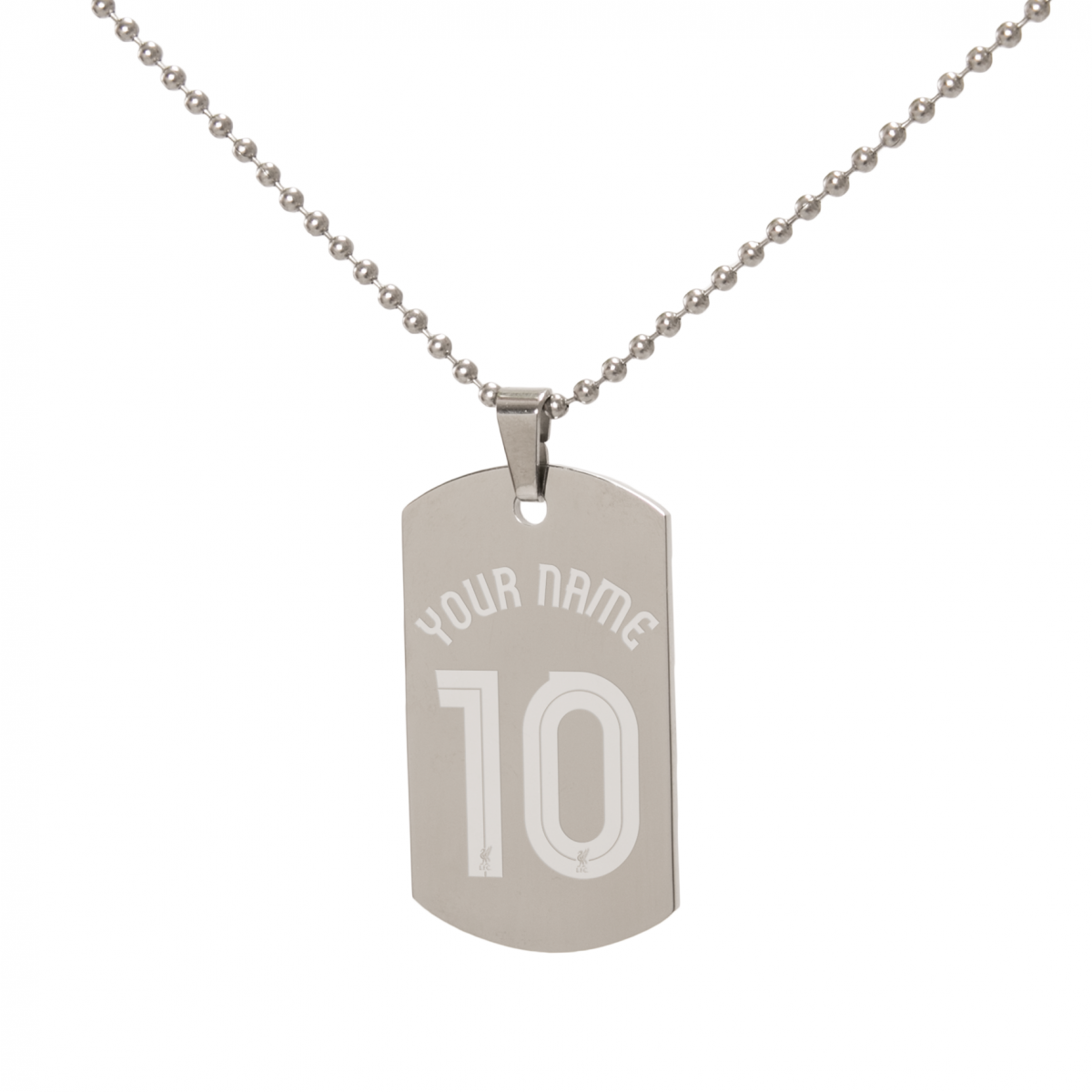สร้อยคอด็อกแท็กลิเวอร์พูลของแท้ Personalised Crest Dog Tag