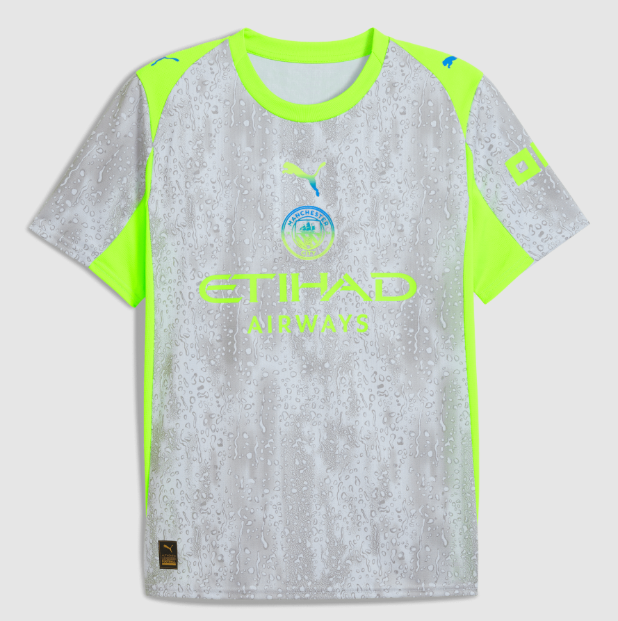เสื้อแมนเชสเตอร์ ซิตี้ 2025 2026 ชุดที่3 รุ่นแฟนบอลของแท้