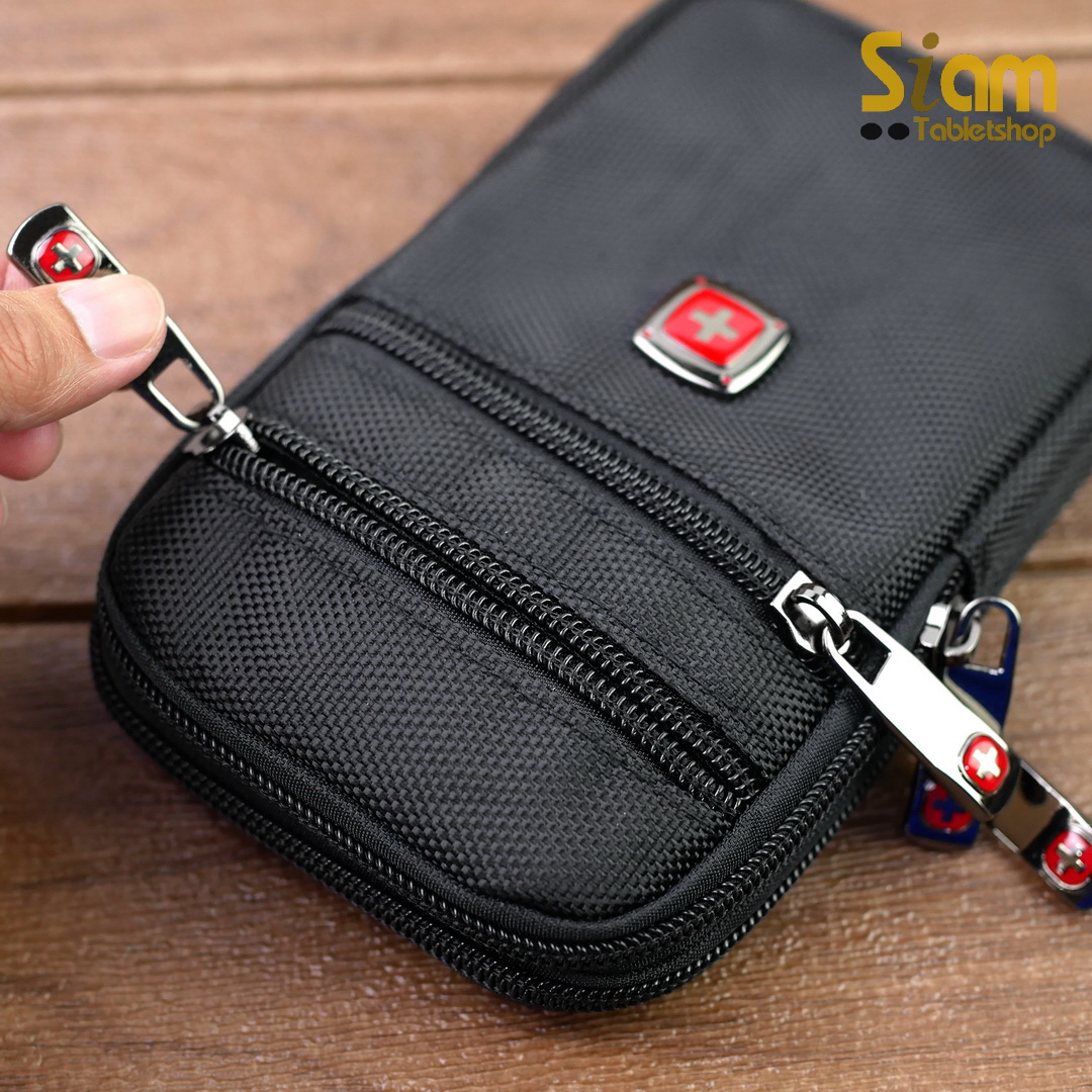 DAKAR กระเป๋าคาดเอวใส่โทรศัพท์ มือถือ 4.7-6.7 นิ้ว ใส่ได้ 2 เครื่อง แนวตั้ง (0667)