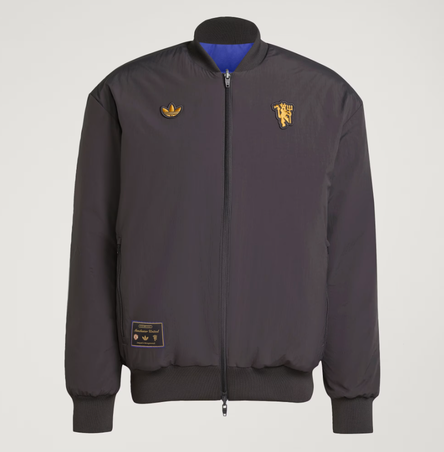 เสื้อแจ็คเก็ตแมนเชสเตอร์ ยูไนเต็ด Terrace Icons Jacket ใส่ได้ 2 ด้านของแท้