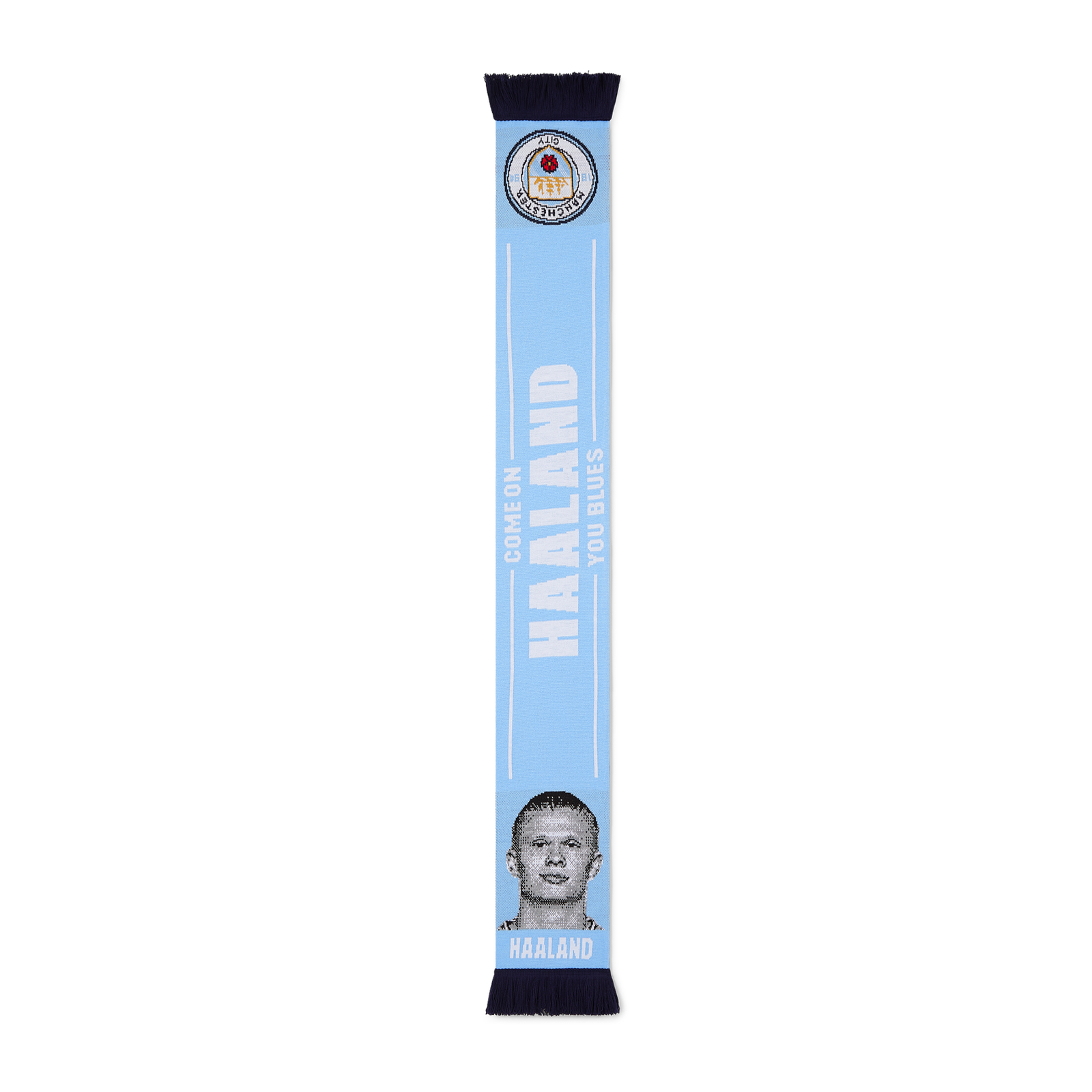 ผ้าพันคอแมนเชสเตอร์ ซิตี้ Haaland Face ของแท้
