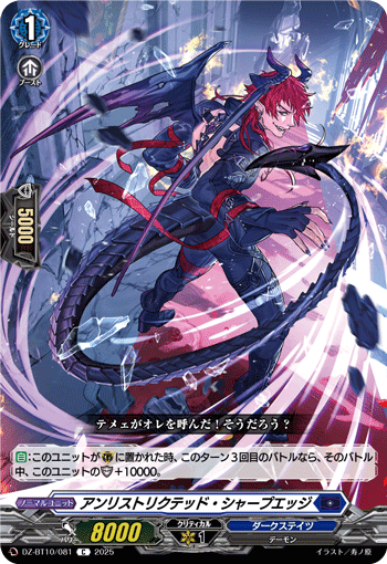 DZ-BT10/081 Unrestricted sharp edge C