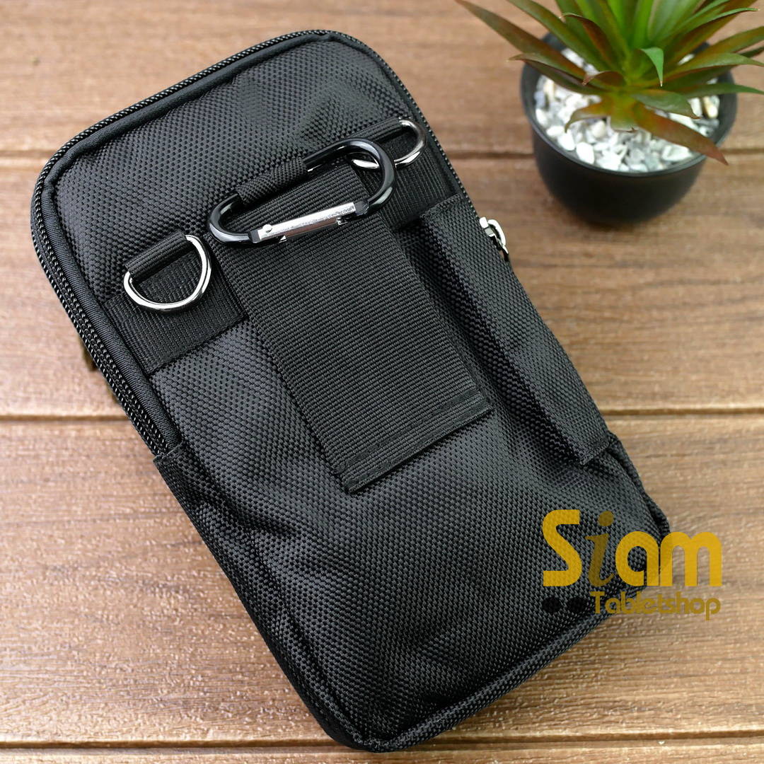 DAKAR กระเป๋าหนังคาดเอว แนวตั้ง ใส่มือถือขนาด 5 - 6.7 นิ้ว (099)