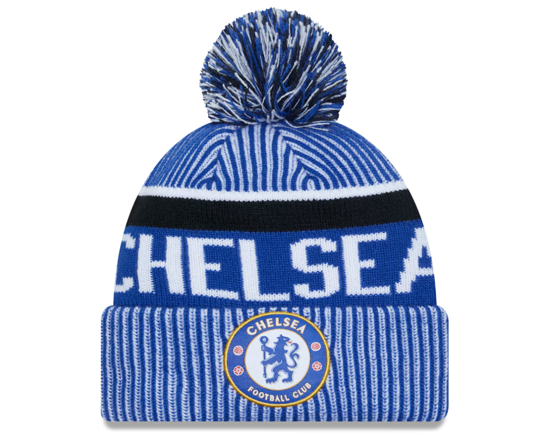 หมวกไหมพรมเชลซี New Era Sport Bobble Beanie ของแท้
