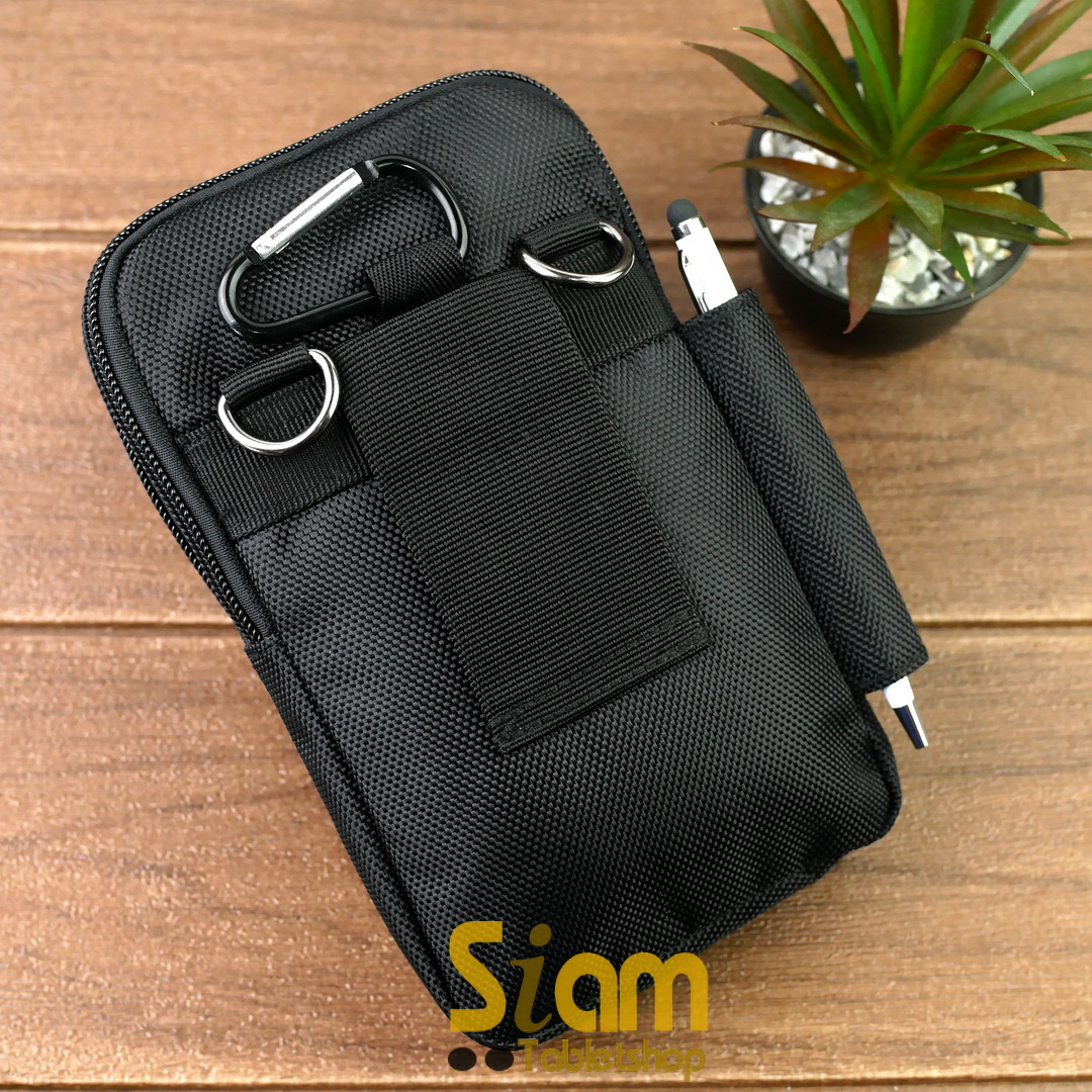 DAKAR กระเป๋าหนังคาดเอว แนวตั้ง ใส่มือถือขนาด 5 - 6.7 นิ้ว (072)