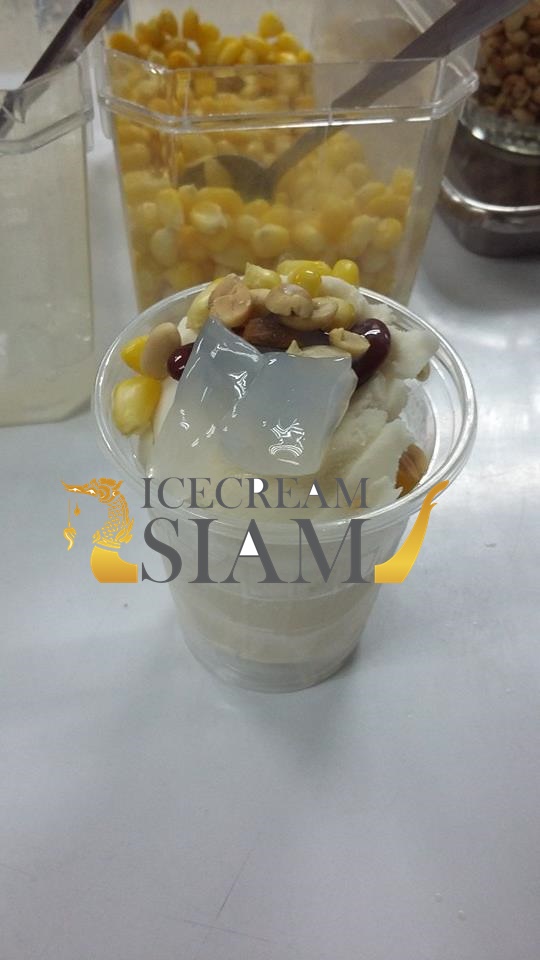 ไอศครีมกะทิสดมะพร้าวอ่อนถังเล็ก(S)