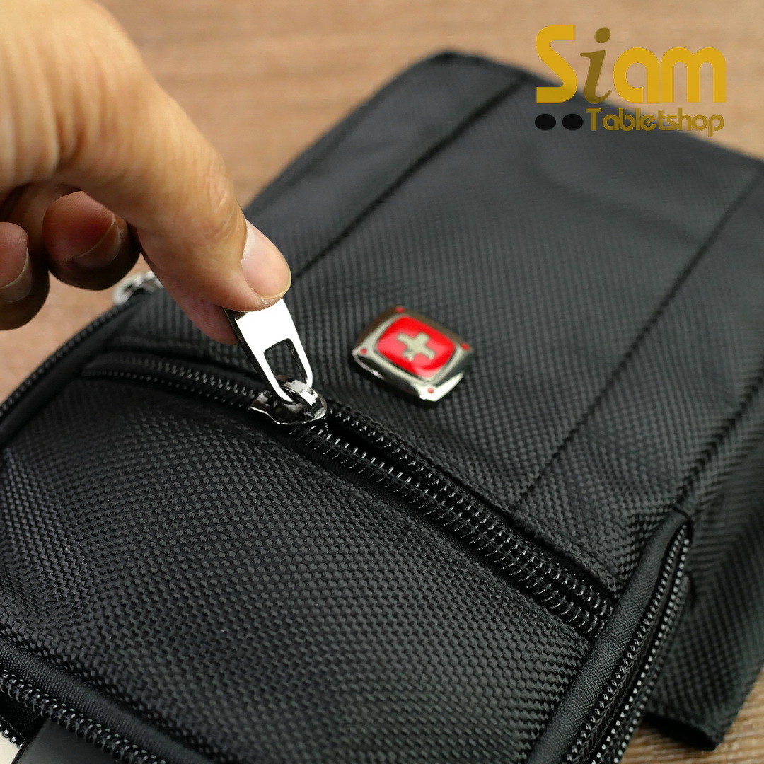 DAKAR กระเป๋าหนังคาดเอว แนวตั้ง ใส่มือถือขนาด 5 - 6.7 นิ้ว (072)