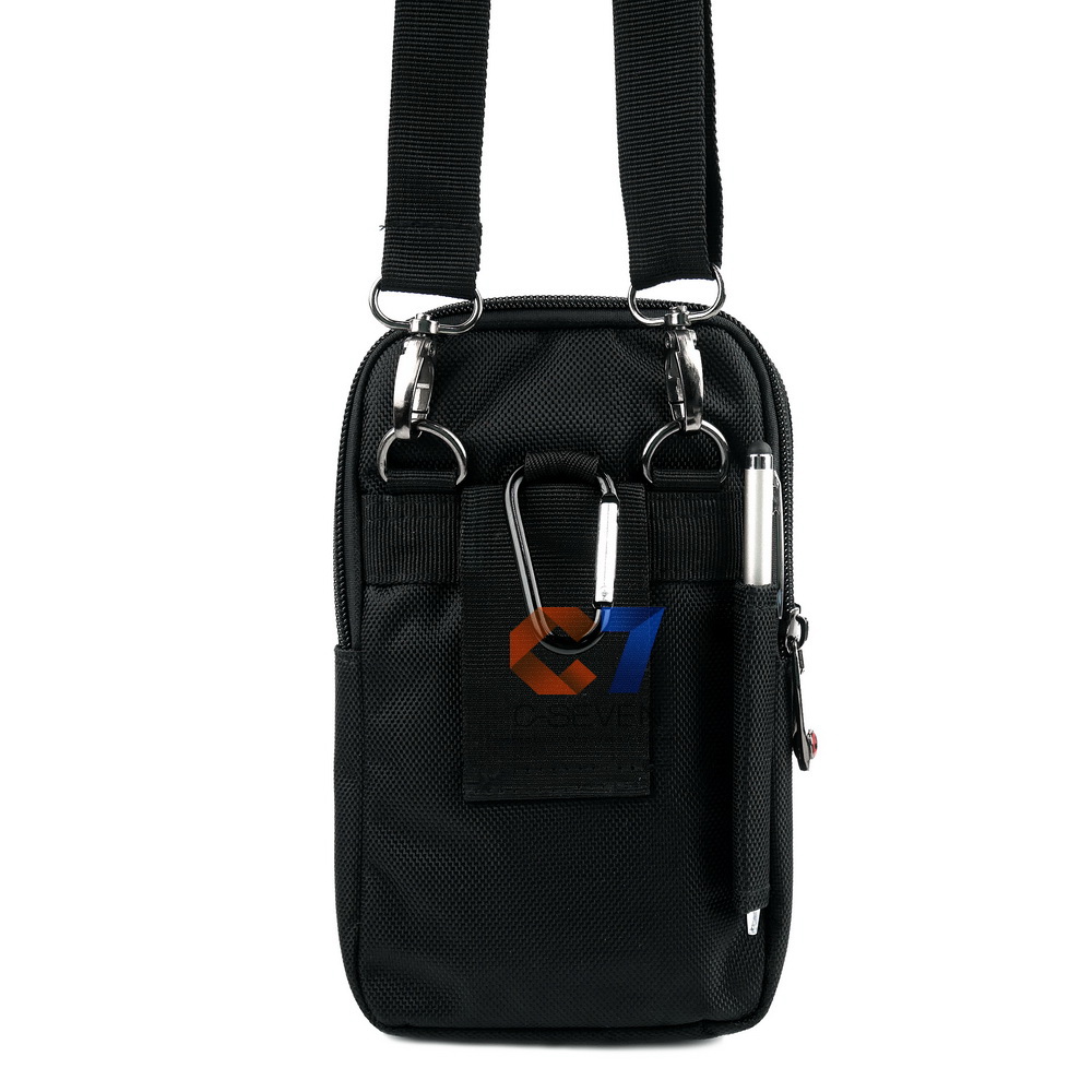 DAKAR กระเป๋าหนังคาดเอว แนวตั้ง ใส่มือถือขนาด 5 - 6.5 นิ้ว (050)