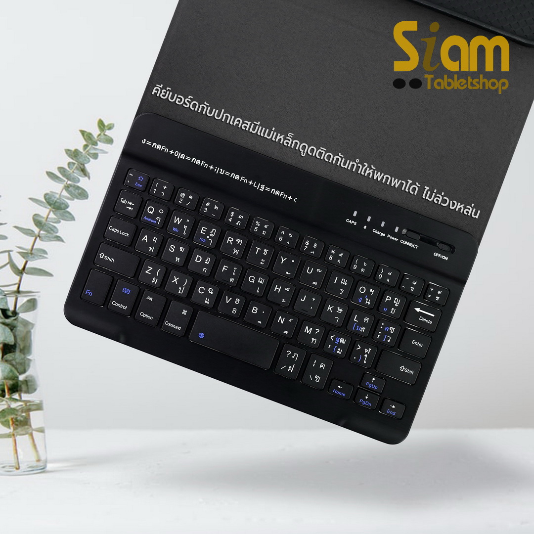เคสคีย์บอร์ด + เมาส์ไร้สาย ( keyboard ) เคส สำหรับ iPad mini 6 มีรางปากกา แป้นไทย-อังกฤษ