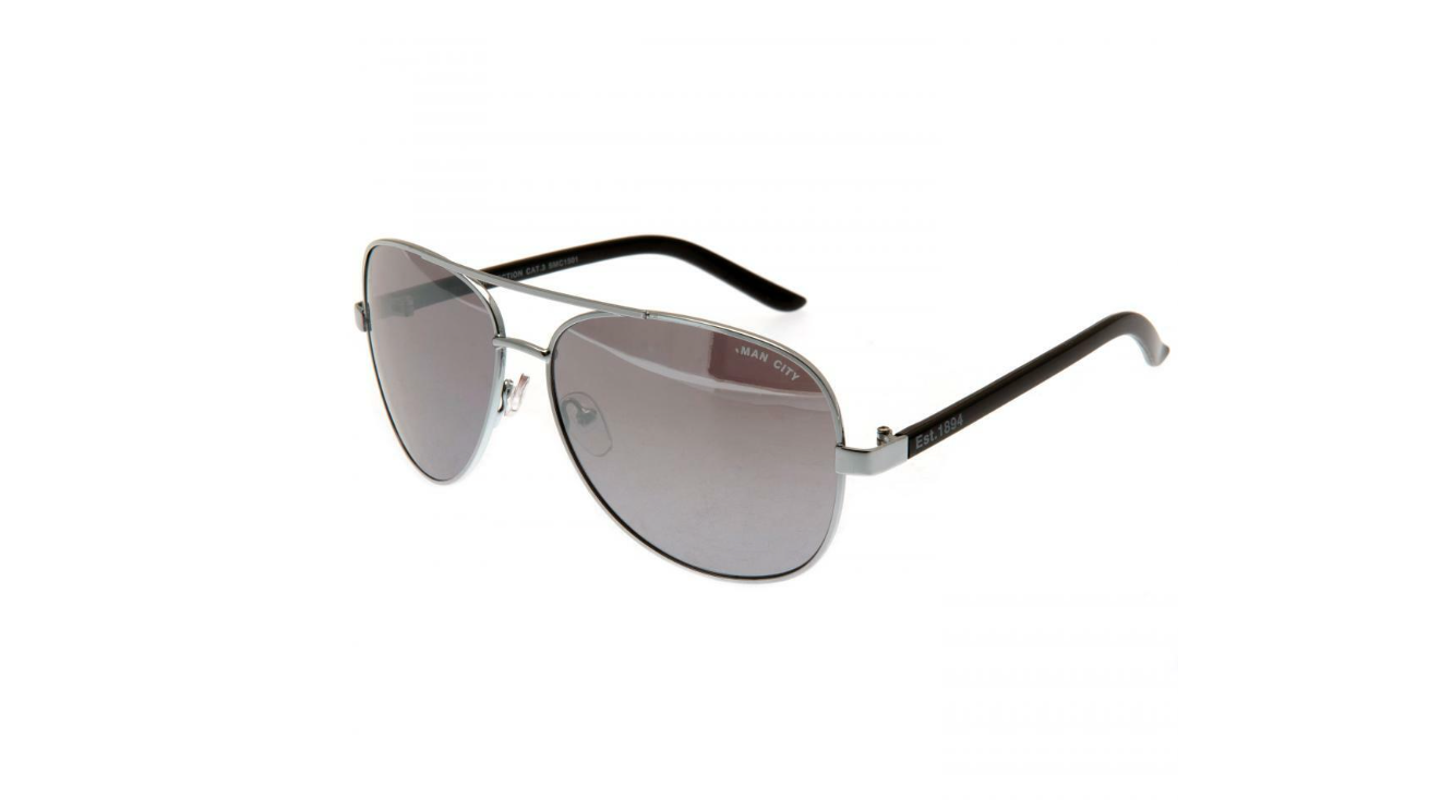 แว่นตากันแดดแมนเชสเตอร์ ซิตี้ aviator style มีถุงตราสโมสรของแท้