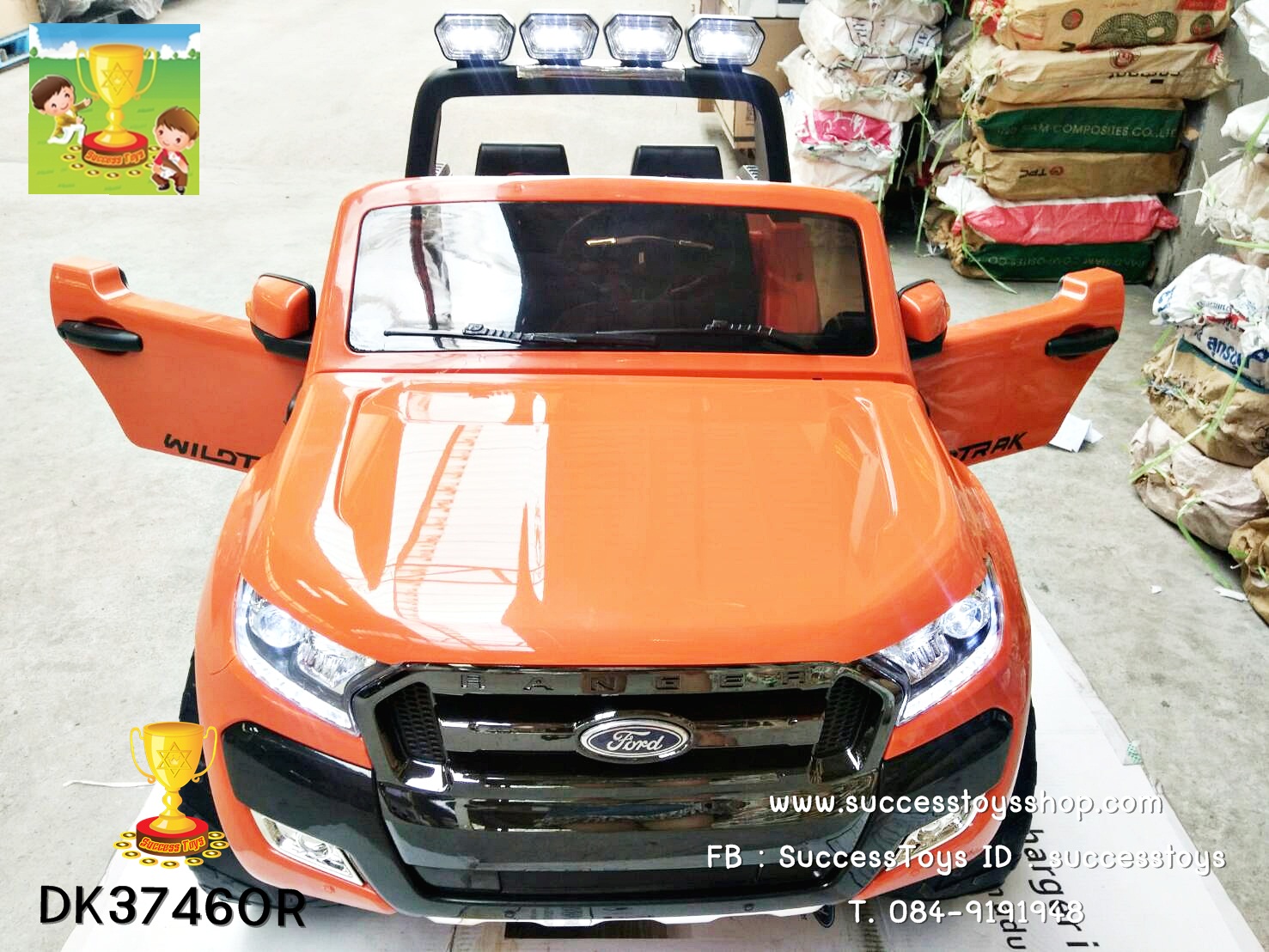 FORD 4W รุ่นใหม่ 4 มอเตอร์ งานลิขสิทธฺ์แท้ มี 4 สี แดง ส้ม ขาว ดำ