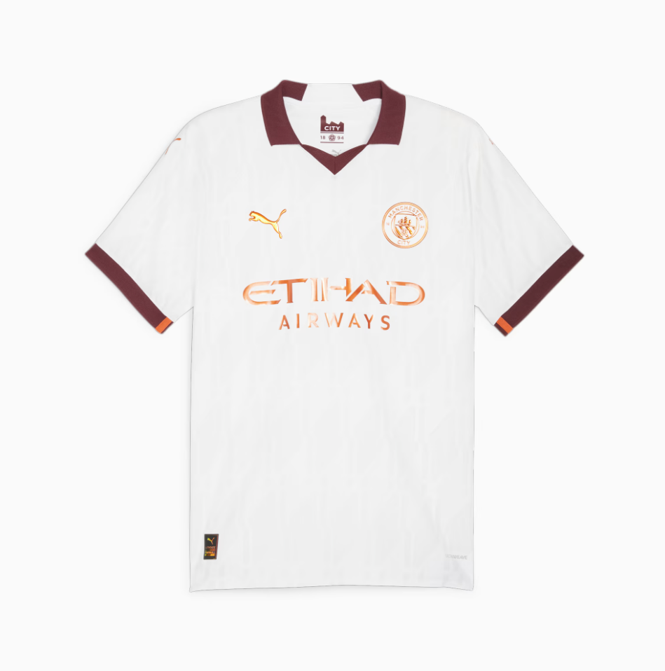 เสื้อแมนเชสเตอร์ ซิตี้ 2023 2024 ทีมเยือน Away Authentic เวอร์ชั่นนักเตะของแท้