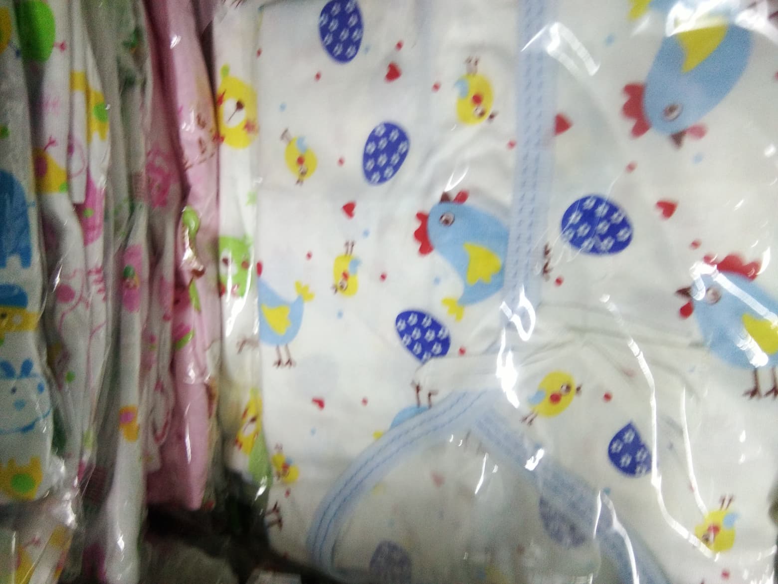 ชุดเด็กอ่อน แขนสั้นขาสั้น ผูกป้ายหน้า