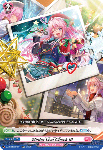 DZ-LBT02/044 Winter Live Check It! RR