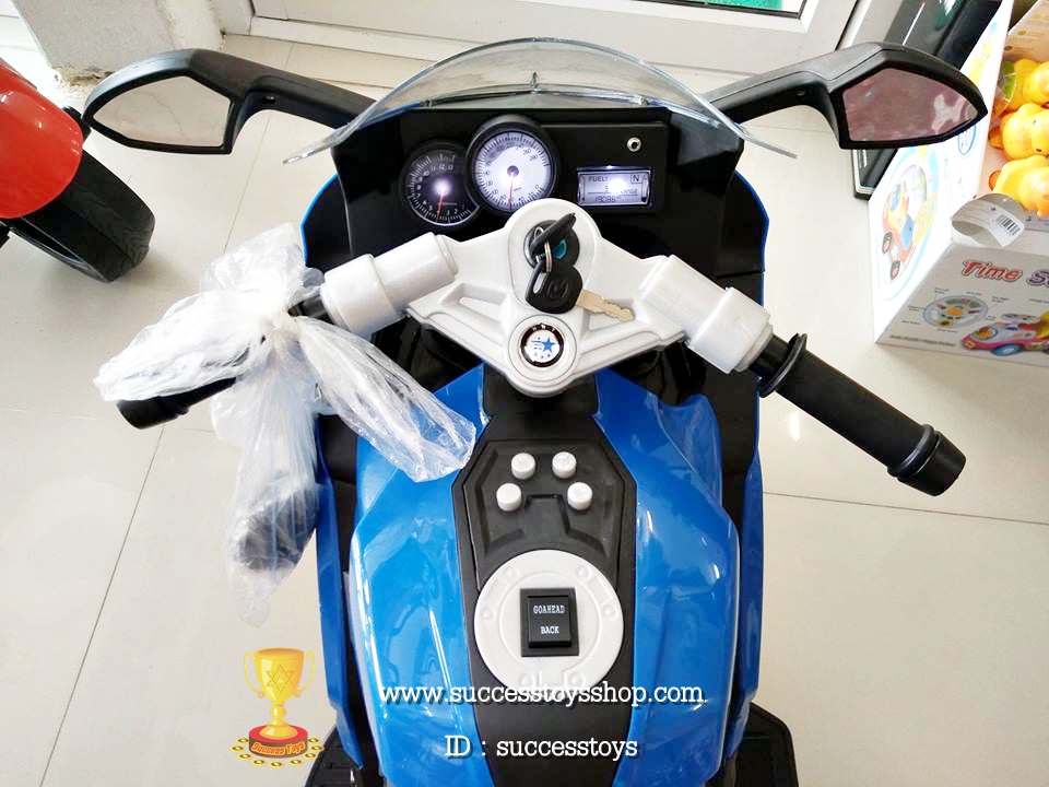 มอเตอร์ไซด์เด็กนั่งไฟฟ้า ยี่ห้อ BMW รุ่น LNM531 (1 มอเตอร์) มี 3 สี แดง ขาว น้ำเงิน