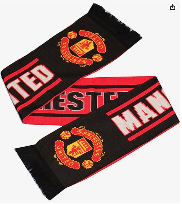 ผ้าพันคอแมนเชสเตอร์ ยูไนเต็ด Official Crest Design Named ของแท้
