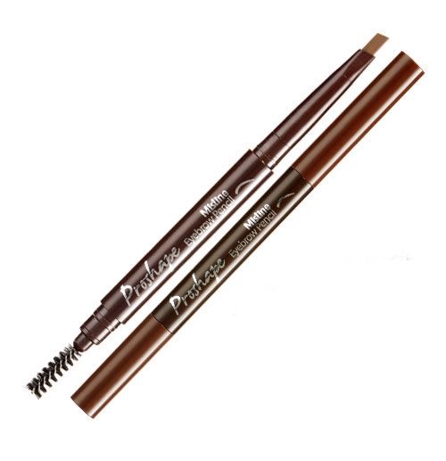 Mistine Proshape Eyebrow Pencil ดินสอเขียนคิ้วเนื้อเครยอง โปรเชพ หมุนได้ไม่ต้องเหลา พร้อมแปรงปัดคิ้ว