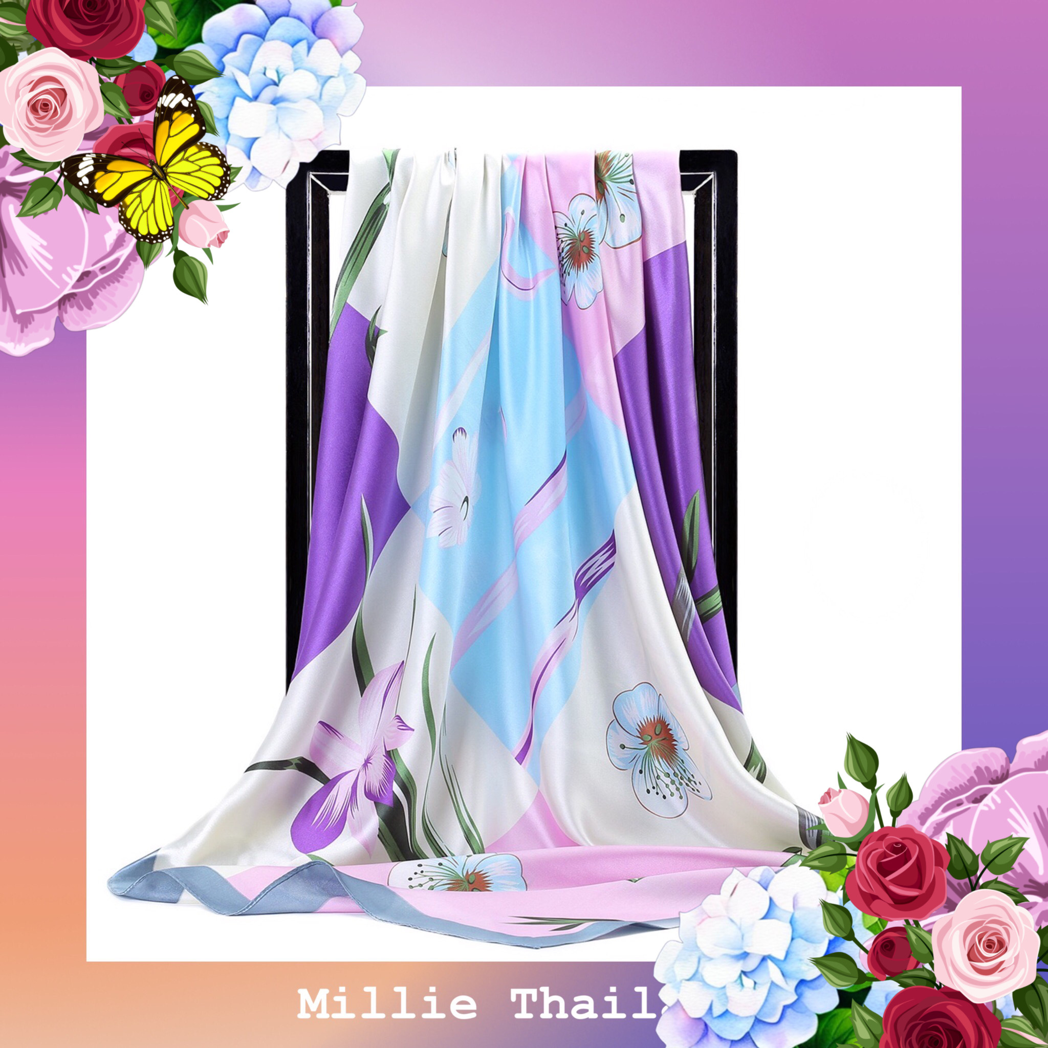 ผ้าพันคอ 90*90 ซม.
