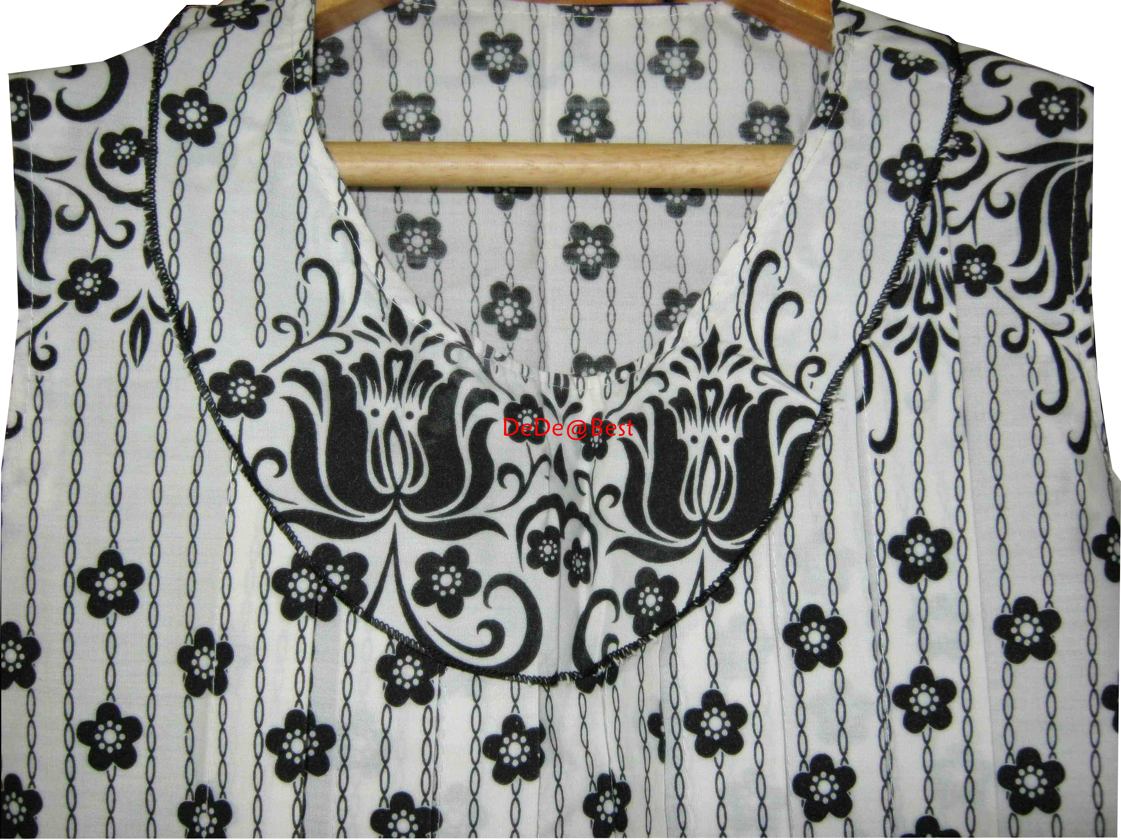 แถมให้คุณนาค่ะ D16:2nd hand dress เดรสสั้นแขนกุด ลายกราฟฟิคและดอกไม้❤