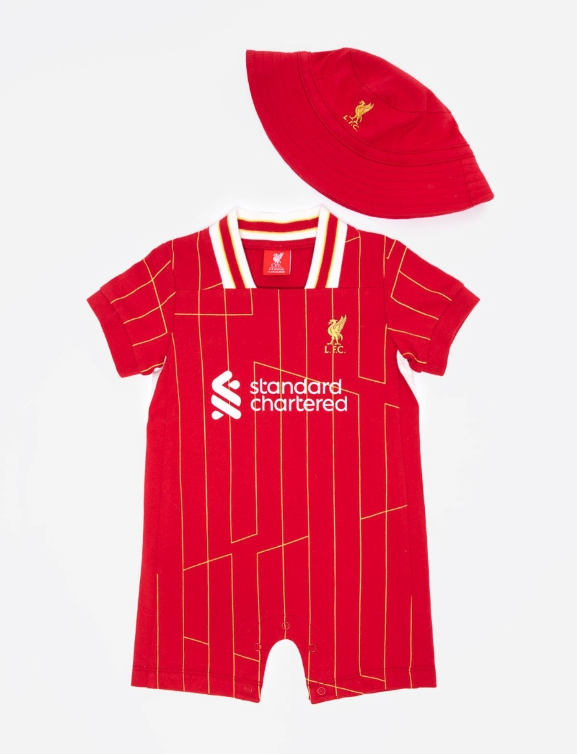 เสื้อเด็กลิเวอร์พูล Baby 24/25 Home Romper Suit Set ของแท้