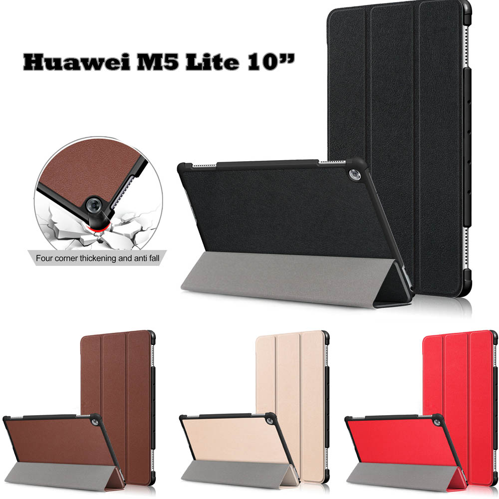 3 Fold Magnetic Smart เคส Huawei MediaPad M5 Lite 10.1 นิ้ว