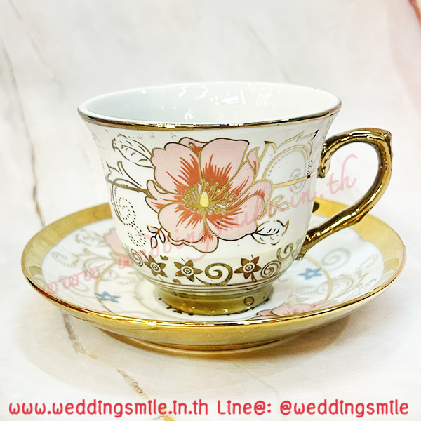 ของชำร่วยงานแต่งงาน, ของที่ระลึกแจกงานแต่ง, แก้วกาแฟสวยๆ , แ้กวกาแฟลายดอกไม้, แจกแก้วกาแฟงานแต่ง, แก้วกาแฟจานรองแก้ว, ของรับไหว้, ของรับไหว้ผู้ใหญ่, ของรับไหว้งานแต่งงาน, ชุดรับไหว้งานแต่ง, ชุดแก้วรับไหว้, แก้วกาแฟลายทอง 