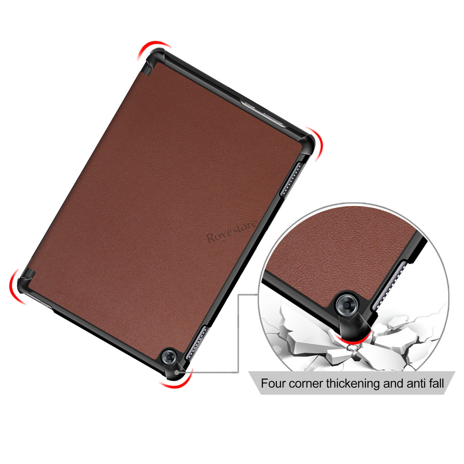 3 Fold Magnetic Smart เคส Huawei MediaPad M5 Lite 10.1 นิ้ว