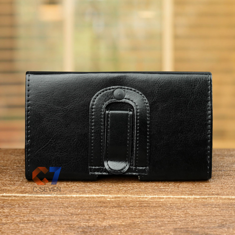 - ซองหนังคาดเอวขนาด แนวนอน สำหรับมือทุกรุ่น