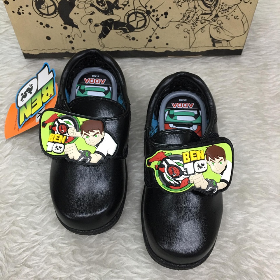 รองเท้านักเรียน ADDA BEN10 สีดำ