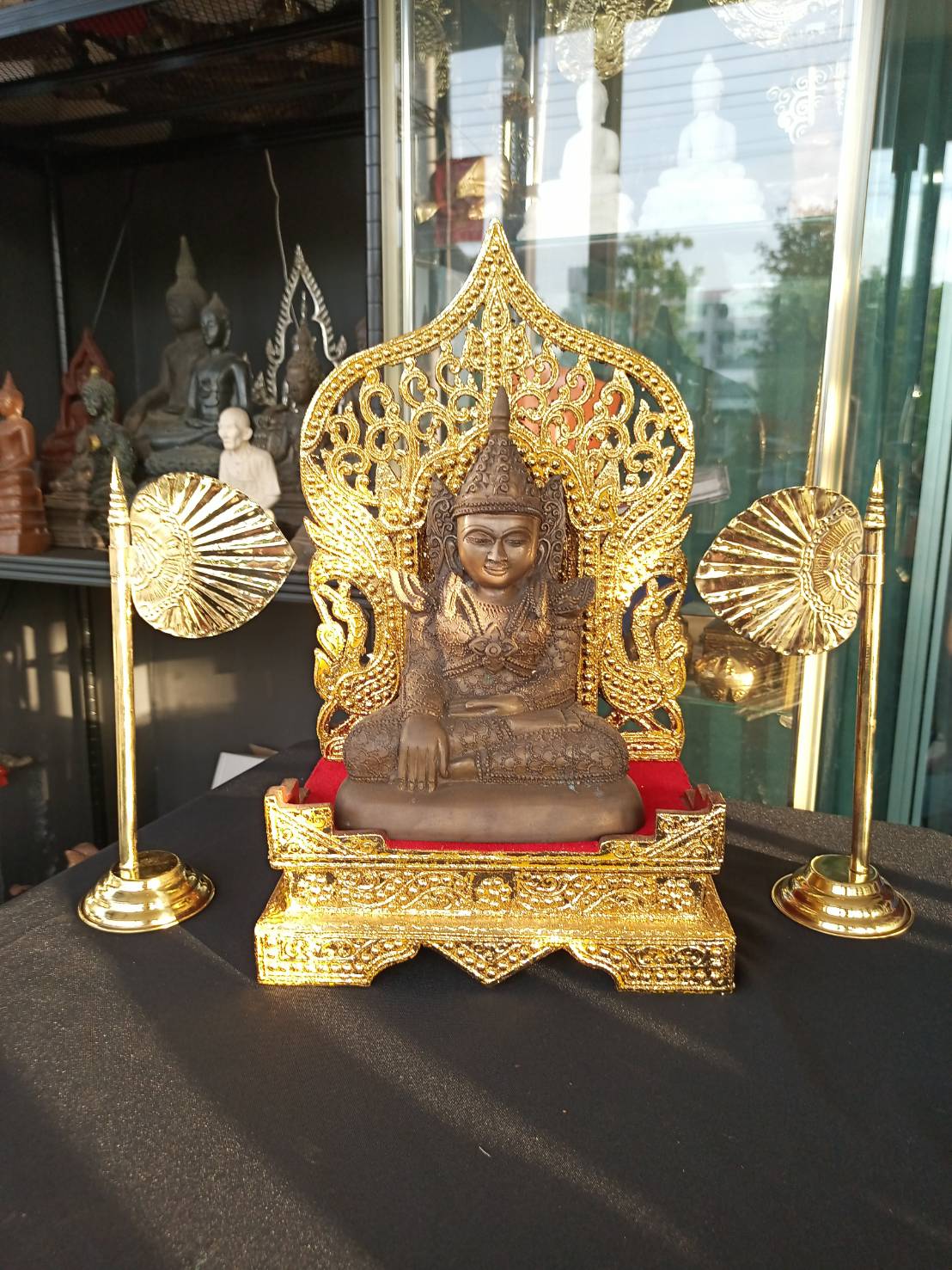 พัดโบกคู่ดุลลาย