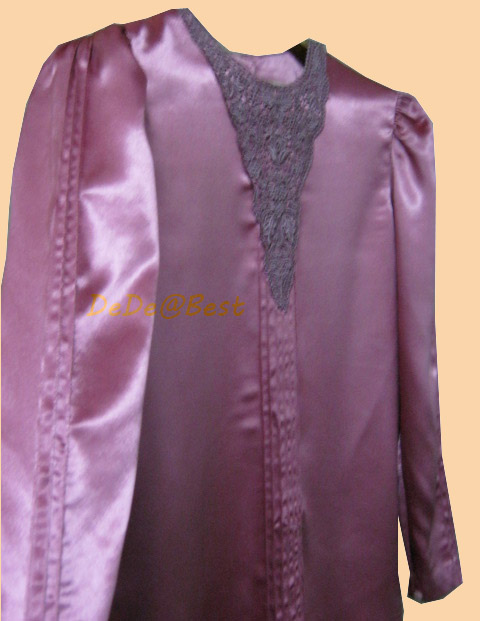 ขายแล้วค่ะ T31:Vintage top เสื้อวินเทจแขนยาวสีกุหลาบติดลูกไม้สวยหรูมากค่ะ❤