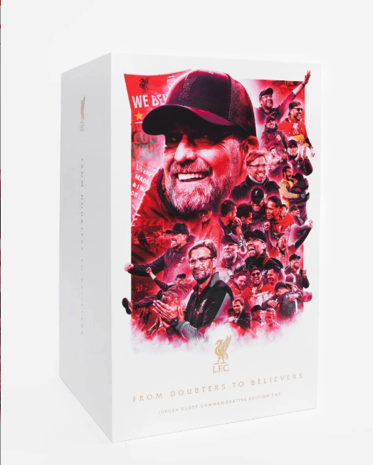หมวกลิเวอร์พูลเจอร์เก้น คลอปป์ Jürgen Klopp รุ่นลิมิเต็ดอีดิชั่น บรรจุกล่องของขวัญของแท้