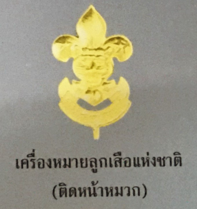 เครื่องหมายลูกเสือแห่งชาติ (ติดหน้าหมวก)