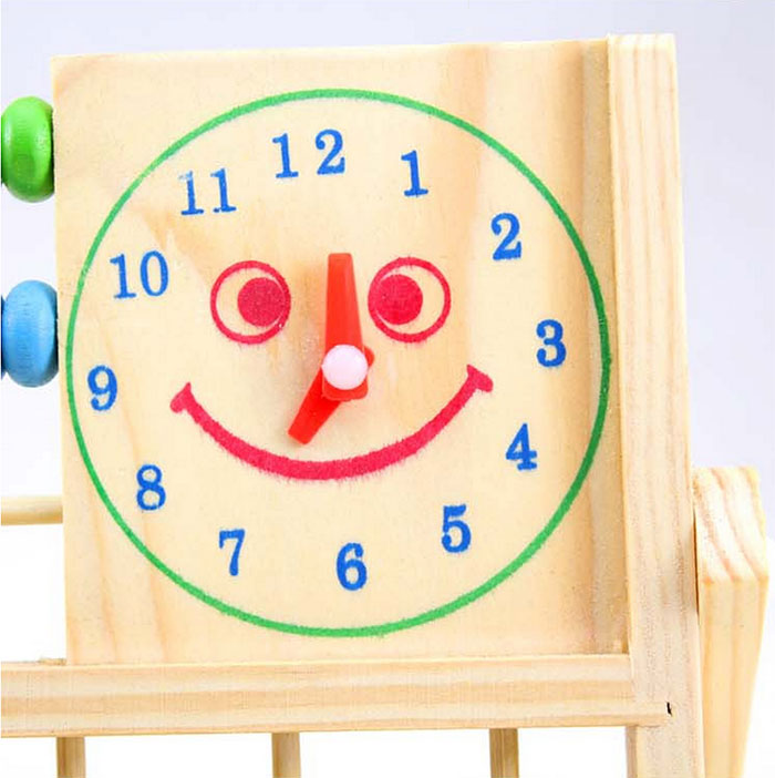ของเล่นไม้ นาฬิกานับเลข เสริมทักษะ Multi-Purpose Computation Frames