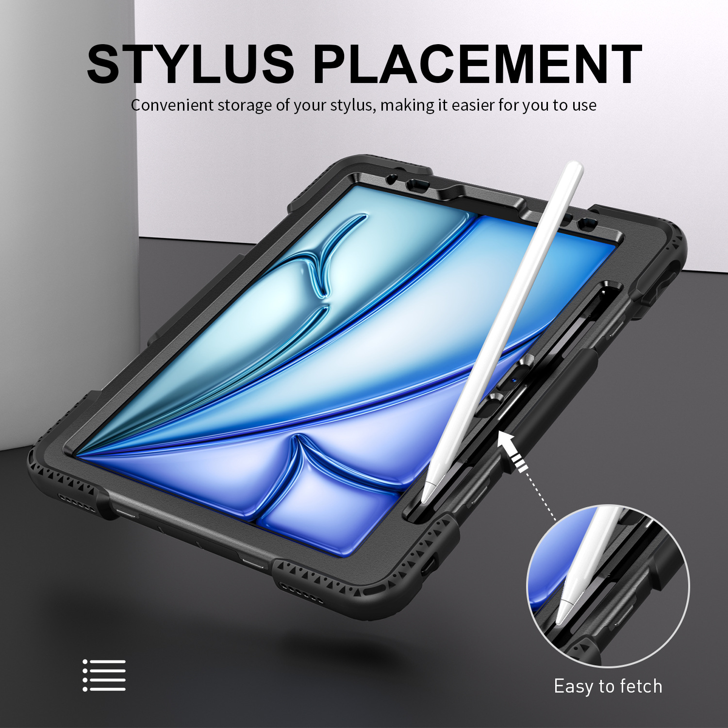 [Multi Function] เคสกันกระแทก เคส iPad Air6 13 นิ้ว พร้อมสายสะพาย