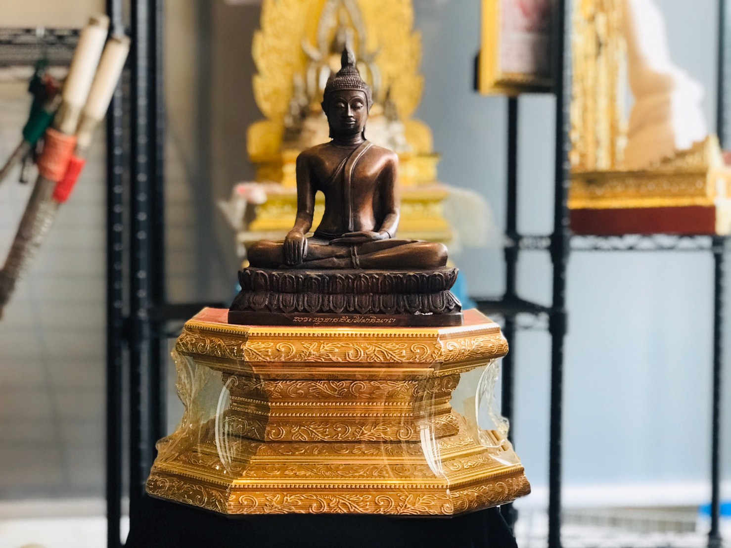 แท่นไม้กรอบรูป 10 นิ้ว 5 เหลี่ยม